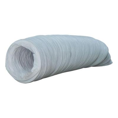 Duto Flexível Pvc Branco 5'' 120mm X 3 Metros