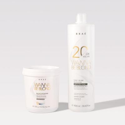 Braé Kit Pó Descolorante E 20 Vol Ox 900ml Kit Pó Descolorante E 20 Vol Ox 900ml