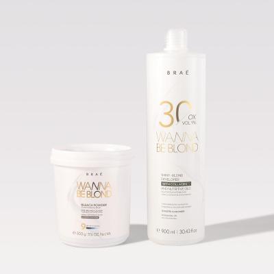 Braé Kit Pó Descolorante E 30 Vol Ox 900ml Kit Pó Descolorante E 30 Vol Ox 900ml