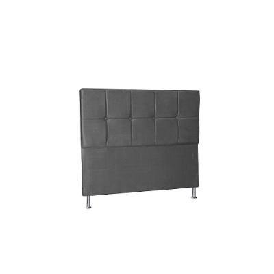 Cabeceira Lisboa 1,40 Cm Cama Box Casal Suede Cinza