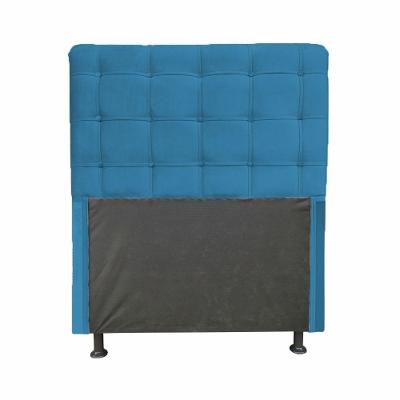 Cabeceira Dama 1,40 Cm Cama Box Casal Corino Azul Marinho