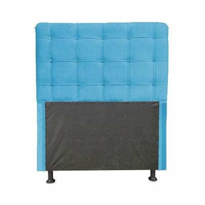 Cabeceira Dama 1,40 Cm Cama Box Casal Suede Azul Turquesa