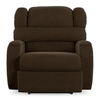 Poltrona Do Papai Reclinável Kalie Power Touch Massagem Fh9 Veludo Marrom - Mpozenato