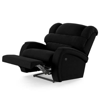 Poltrona Do Papai Reclinável Kalie Power Touch Usb Fh9 Veludo Preto - Mpozenato
