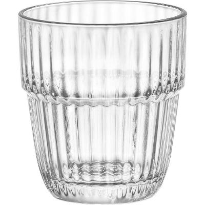 Jogo 6 Copos Baixo Bormioli Rocco Barshine Vidro Temperado 300ml 9x8x8cm Transparente Drink água Suco