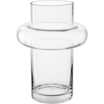 Vaso Decorativo Enfeite Casa Home&co Vidro 22x16x16cm Transparente