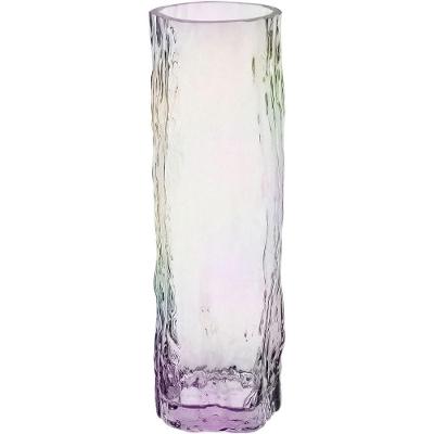 Vaso Decorativo Enfeite Casa Tronco Home&co Vidro 30x10x10cm Transparente