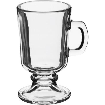 Crisa Irish Coffee Caneca Café 11x7x7cm 140ml Vidro Transp