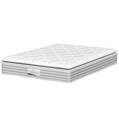 Colchão Casal Molas Ensacadas Granville Com Pillow 138x188x28cm Branco Probel Branco