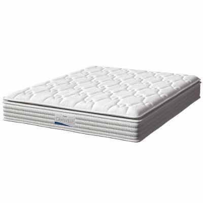 Colchão Casal Queen Molas Ensacadas Granville Com Pillow 158x198x28cm Branco Probel Branco