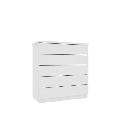 Cômoda 5 Gavetas Premium Branco/neve