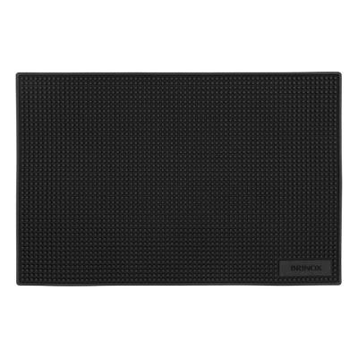 Tapete Escorredor Para Bar 45 Cm Borracha Preto Linha Acessórios Para Bar E Vinho Brinox Preto