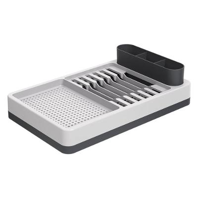 Escorredor De Louça Flat Cores Cinza Frio + Cinza Grafite Coza Cinza Frio + Cinza Grafitte