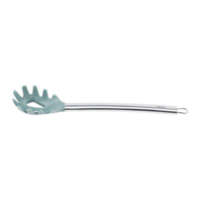 Pegador Para Massa Tipo Concha Aço Inoxidável Base Silicone 33 Cm Linha Duo Brinox Verde
