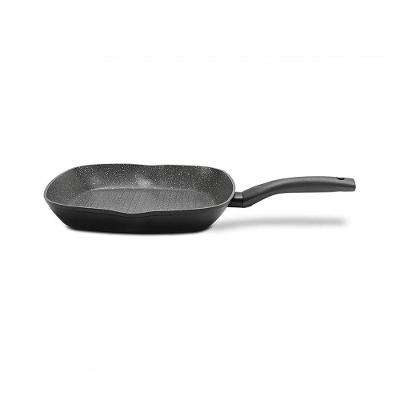 Grill 28 Cm 2 L Fogão Indução Revestimento Cerâmica Antiaderente Ceramic Life Orion Brinox Preto