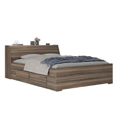 Cama Baú De Casal Com 4 Gavetas Ilan 1251 San Remo