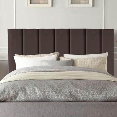 Cabeceira Estofada Cama Casal Box 140 Cm Maya Linho E Frame Cor:marrom