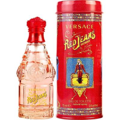 Perfume Feminino Red Jeans Gianni Versace Eau De Toilette Spray 75 Ml (nova Embalagem)
