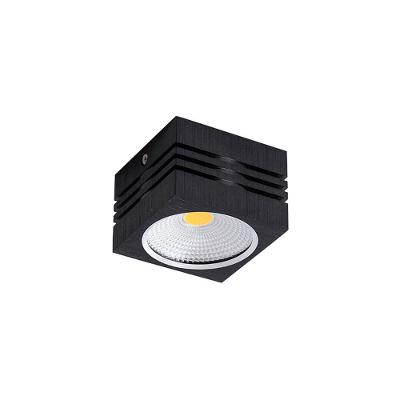 Spot De Sobrepor Nordecor Viena Led 10w Bivolt Preto 3000k Luz Amarela