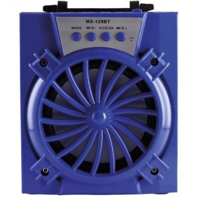 Caixa Caixinha Som Portátil Amplificada 8w Bluetooth Mp3 Usb Sd Pendrive Azul