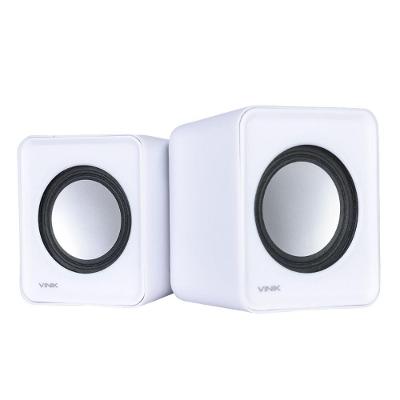 Caixa De Som 2.0 Usb 5v 2x 1w Branca - Vs-01b