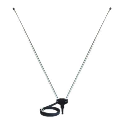 Antena Telescopica Para Tv Dupla 5 Elementos Cabo Coaxial