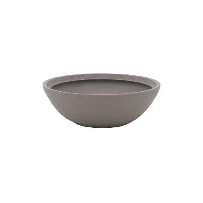 Vaso Tramontina Indi 22 Cm Em Polietileno Concreto Tramontina