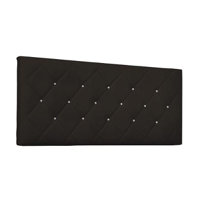 Cabeceira Painel Tânia Solteiro 90cm Corino Marrom