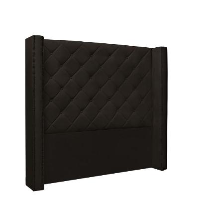 Cabeceira Vicenza Cama Box Casal 140 Cm Corino Marrom