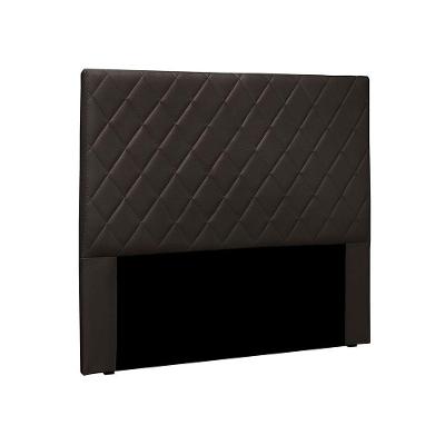 Cabeceira Dubai Para Cama Box Solteiro 90cm Corino - D'Rossi Marrom