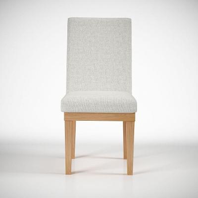 Cadeira Reforçada Mesa De Jantar Luxo Linho ? Linho Bege