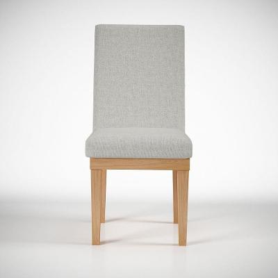 Cadeira Reforçada Mesa De Jantar Luxo ? Cinza Claro