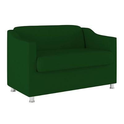 Namoradeira Tilla Sala De Estar Tecido Suede – Balaqui Decor Cor:verde