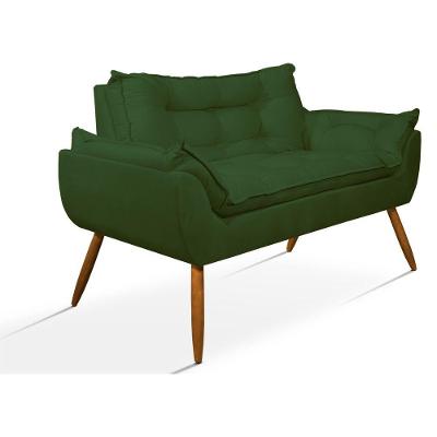 Namoradeira Luxo Opala Sala Quarto - Balaqui Decor Cor:verde