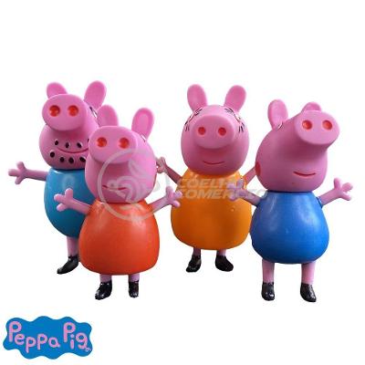 Kit 4 Bonecos Familia Peppa Pig
