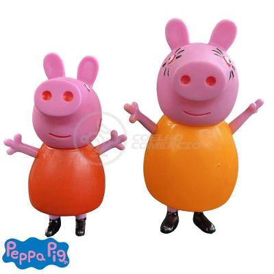 Kit 4 Bonecos Familia Peppa Pig