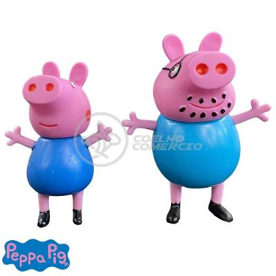 Kit 4 Bonecos Familia Peppa Pig