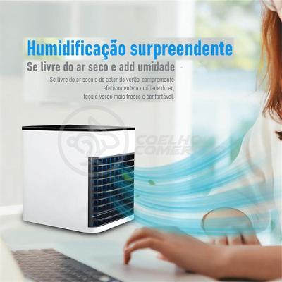 Mini Ar Condicionado Climatizador Humidificador Portátil Arctic Air Cooler 3 Velocidades