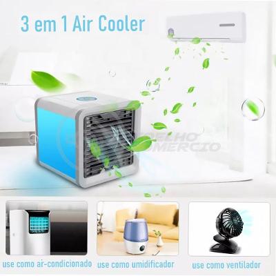 Mini Ar Condicionado Climatizador Humidificador Portátil Arctic Air Cooler 3 Velocidades