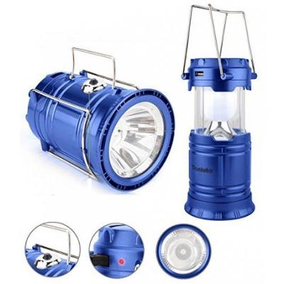 Lanterna Lampião LED 6 em 1 Solar Bivolt + Entrada USB GT214