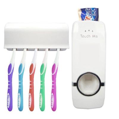 Dispenser Pasta de Dente e Suporte para 5 escovas