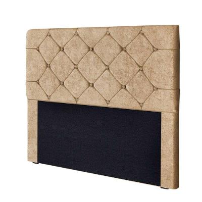 Cabeceira Gabriela 1,95m Para Cama Box King Size Bege