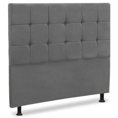 Cabeceira Luxo Sleep Malu Casal 140cm Cinza