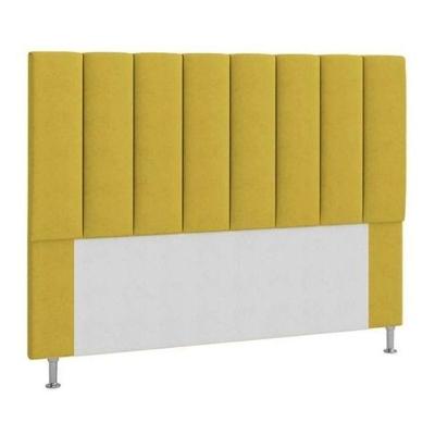 Cabeceira Queen Estofada Cancun Amarelo M&f Decor