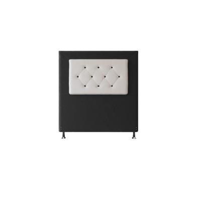 Cabeceira Havana 90cm Cama Box Solteiro Suede Preto
