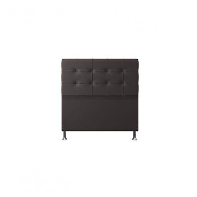 Cabeceira Atenas 1,40 Cm Cama Box Casal Suede Marrom