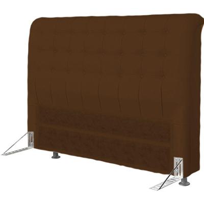 Cabeceira Dama 1,60 Cm Para Cama Box Queen Suede Marrom