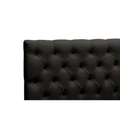 Cabeceira Cristal 1,40 Cm Cama Box Casal Corino Preto