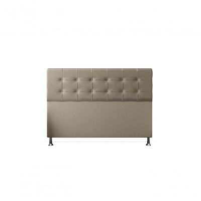 Cabeceira Atenas 1,95 Cm Cama Box King Size Suede Bege