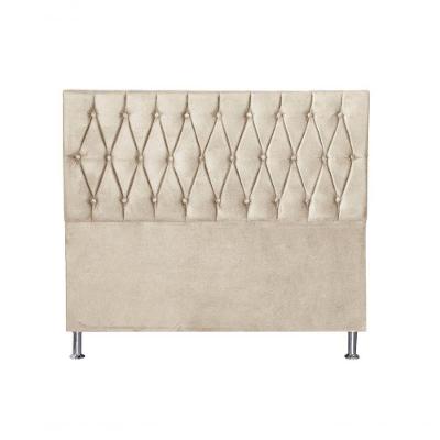 Cabeceira Paris 1,40 Cm Cama Box Casal Suede Bege